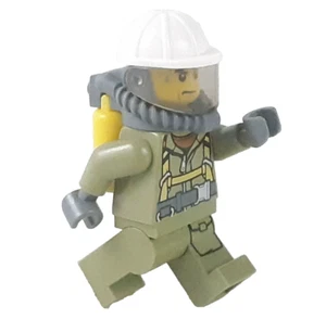 LEGO® Volcano Explorer Minifigure™ CITY cty0682 Helmet w Visor Air Tanks - Picture 1 of 12