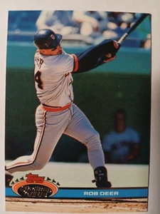 ROB DEER DETROIT TIGERS 1991 TOPPS STADIUM CLUB BASEBALL CARD #539 - Picture 1 of 1