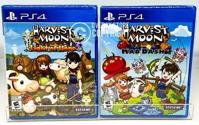 Harvest Moon: Light Of Hope + Mad Dash - PS4 - Brand New | Factory Sealed - Image 1 of 4