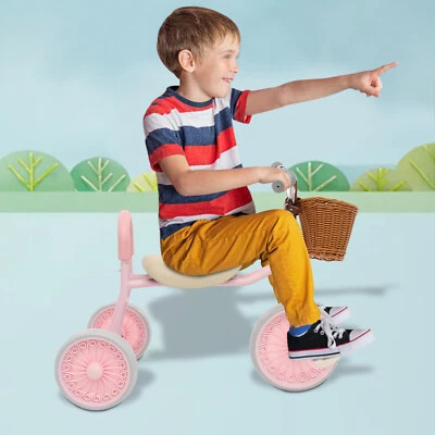 Triciclo retro infantil para niños de 2-6 años Triciclo con pedales Foto 1 de 4