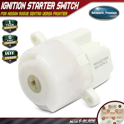 Interruptor de ignição para Nissan Rogue Sentra Versa Frontier Pathfinder Maxima Suzuki - Imagem 1 de 4