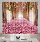 Flowers Fell All Ground 3D Curtain Blockout Photo Printing Curtains Drape Fabric