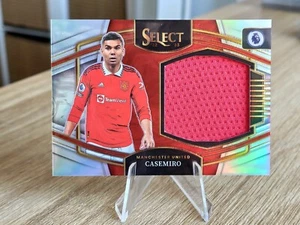 Casemiro Jumbo Patch Relic Panini Select Premier League 2023 Manchester United - Imagen 1 de 2