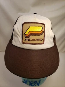 Plano Patch vintage Truckers poly mesh Hat - Picture 1 of 6