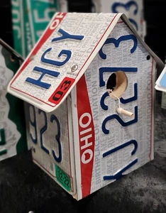 Ohio OH Ohio Pride Envelope License Plate Bird House ~FastFreeShip~ - Picture 1 of 9
