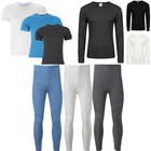 MEN THERMAL LEGGING LONG JOHNS BASE LAYER TROUSER WARM UNDERWEAR BOTTOM TOP SET