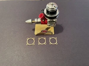 3 Cox .049 Airplane Engine Crankcase Gaskets 049 Reproduction - Picture 1 of 1