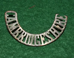 The Cambridgeshire Regiment Shoulder Title - Picture 1 of 3