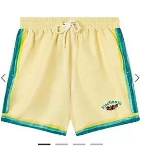 Enchante Mens US Small Gator Tours Yellow Swim Trunks - Picture 1 of 7