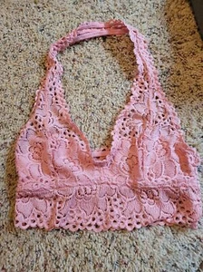 Damen Gr. XS Aerie Spitzen Bralette hellrosa - Bild 1 von 3
