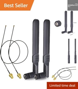 WLAN Antenne 8dBi Dualband 2,4GHz 5GHz Omnidirektional Verlängerung Kabel - Bild 1 von 11