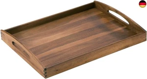 Zassenhaus Serviertablett Holz, mit Tragegriffen, 53×41×7cm, aus nachhaltig a - Bild 1 von 3
