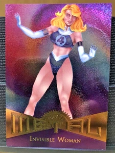 1995 Marvel Fleer METAL Card # 33, Rainbow Foil, Invisible Woman-Near Mint - Picture 1 of 14