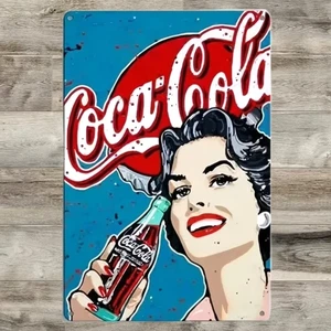 Coke Coca-Cola 8 x 12 Novelty Metal Sign Shrink-wrapped New! - Picture 1 of 2