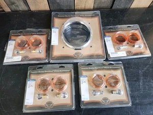 Harley-D Visor Headlamp Ring 69735-05, Bullet Front 69759-05 & 69758-05 NOS Lot! - Picture 1 of 12