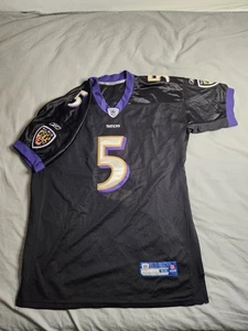 Joe Flacco Baltimore Ravens Reebok Fußball Trikot #5 Herren Größe 52 schwarz lila - Bild 1 von 9
