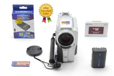 [Excellent+5] Sony Handycam DCR-PC110 Mini DV Camcorder Nightshot From JAPAN - Image 1 of 4