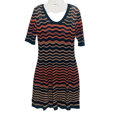 Vestido Missoni Mujer Talla Mediana 44 Eu Elástico Tejido Suéter Diseñador Otoño Foto 1 de 4