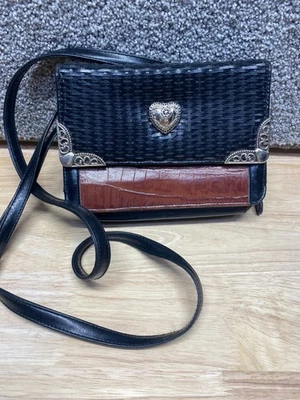 Cartera Bandolera de Cuero MC Marc Chantal De Colección Y2K Soporte para Teléfono Multi Bolsillo Foto 1 de 4