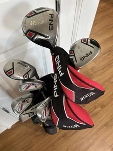 Ping Moxie Youth Complete Set Driver Wood Hybrid Irons Putter Bag Head Covers - Imagen 1 de 18