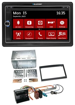 Blaupunkt Bluetooth DAB 2DIN USB DVD MP3 Autoradio für Citroen Berlingo C2 C3 Ju - Bild 1 von 4