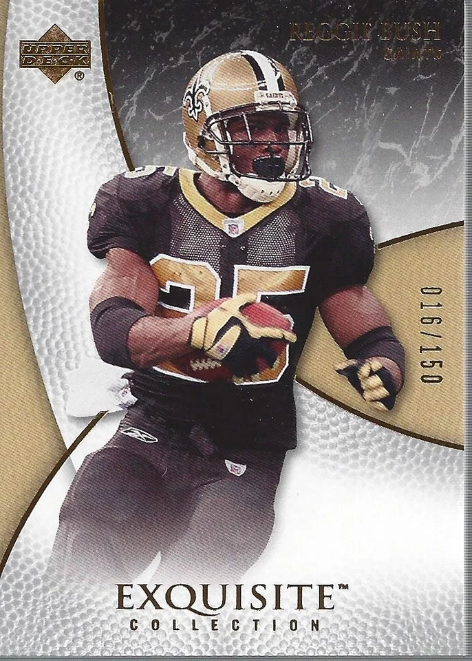 2007 Exquisite Collection #40 Reggie Bush /150 - FB - Image 1 of 2