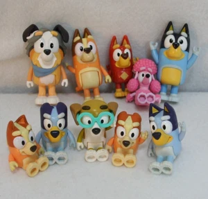 Bluey Family & Friends Actionfiguren 10 Stück Calypso Chili Bandit Rusty Honey - Bild 1 von 3