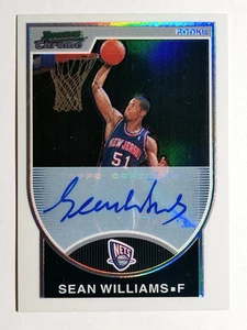 2007-08 Bowman Chrome Refractors Rookie Autographs #155 Sean Williams AU - Picture 1 of 2