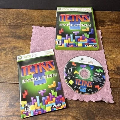 Tetris Evolution (Microsoft Xbox 360, 2007) Video Game CIB Complete TESTED - Image 1 of 4