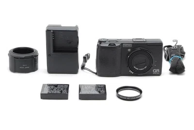 Ricoh GR Digital Black Compact Digital Camera 8MP Tested 643 Shots - Image 1 of 4