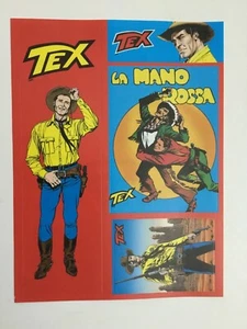 TEX  FOGLIO con 4 ADESIVI ORIGINALI BONELLI - Bild 1 von 1
