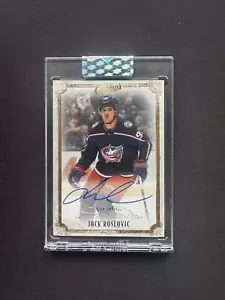 2021-22 Upper Deck UD Clear Cut #C-JR Jack Roslovic Champs Auto - Picture 1 of 2