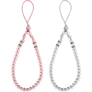 2 Pcs Short Phone Lanyards Phone Wrist Lanyards Phone Keychain Charm Lanyards - Zdjęcie 1 z 12