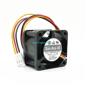 For SANYO 109P0424J3073 4028 4CM 24V 0.18A 3-pin inverter cooling fan - Photo 1/9