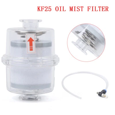 GDRASUYA10 Oil Mist Filter Vacuum Pump Fume Separator Exhaust Filter KF25 Quick Release