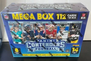 Mega caja de fútbol Panini Contenders 2021 -- 14 paquetes/8 tarjetas por paquete - Imagen 1 de 2