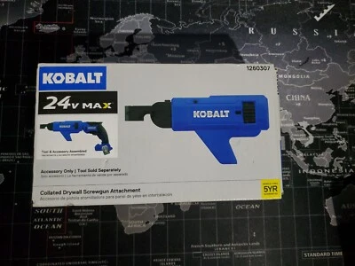 Kobalt KDSA 124-03 24-Volt Collated Drywall Screwgun Attachment Sealed BOX! - Image 1 of 2