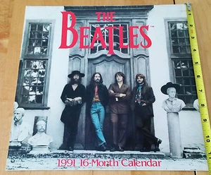 The Beatles:Calendar Beatles 16months1990-91 12X12” Nice Color Photos ‘OSP-Pub’ - Picture 1 of 6