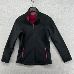 Craghoppers Jacket Womens Size 4 Black Softshell Fleece Full Zip Long Sleeve - Picture 1 of 11