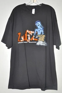 Lugz Urban Street Weapons Dark Gray Short Sleeve T-Shirt Sz 2XLarge NWOT - Picture 1 of 3