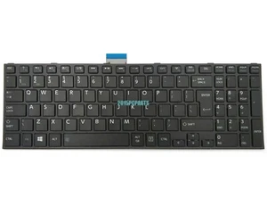 New Original Black Toshiba Satellite Pro R50-C Tecra A50-C Z50-C Keyboard US - Picture 1 of 3