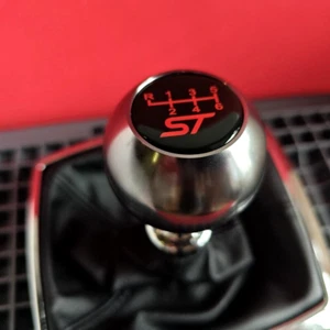 GUNMETAL 6SP SHORT BALL SHIFT GEAR KNOB for FOCUS MK3 MK4 FIESTA MK7 MK8 ST RS - Picture 1 of 6