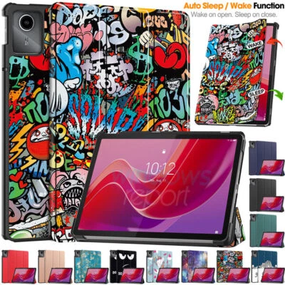 Tablet Case For Lenovo Tab M11 2024 Shockproof Leather Flip Smart Stand Cover - Image 1 of 4