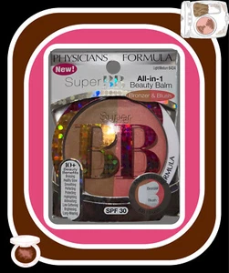 💕NIB Physicians Formula Super BB Beauty Balm Bronzer & Blush #6434 Light/Medium - Picture 1 of 7