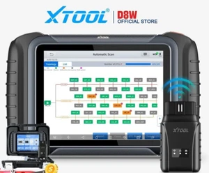 XTOOL D8W D8S BT Car Diagnostics Tool Automotive Scanner Bluetooth Scanner ECU - Picture 1 of 10