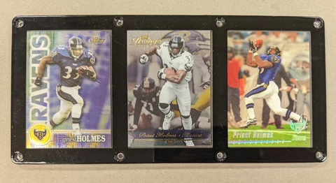PRIEST HOLMES 3 CARD PLAQUE BALTIMORE RAVENS Cover
