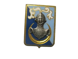 INSIGNE EMAIL CAVALERIE ECOLE ABC HUSSEIN - DEY ETAT EXCELLENT DRAGO PARIS - Bild 1 von 2