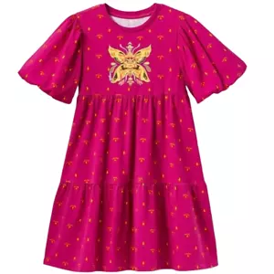 Girls Disney Encanto Shift Dress Pink Size M - Picture 1 of 6