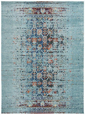 Safavieh Blue / Multi Classic Texture Vintage Area Rug MNC208J - Image 1 of 2