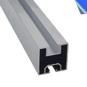 Alu Solarprofil 40x40 BN Nut8 Nut10 Solarschiene Montageprofil PV-Anlage - Bild 1 von 3